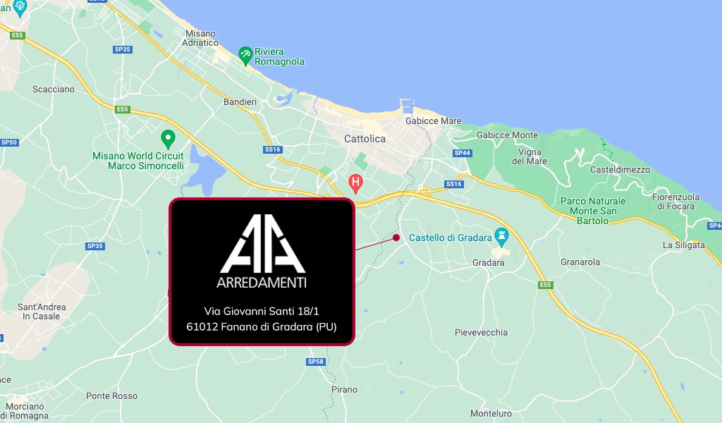 Where is A1 Arredamenti in Gradara
